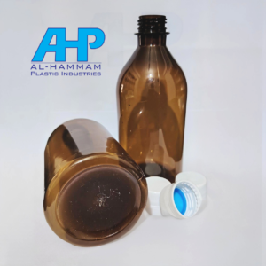 450ml Amber and Transparent PET Pharma Sirop Bottle